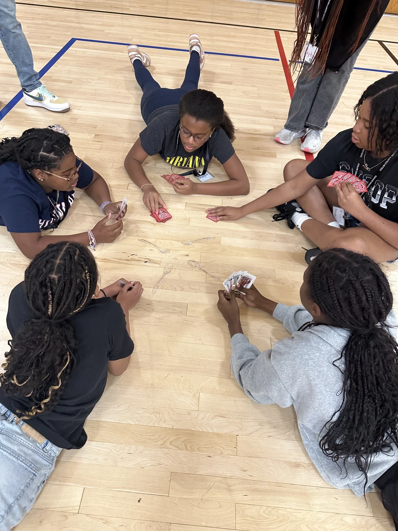 Students working together on a hands-on activity