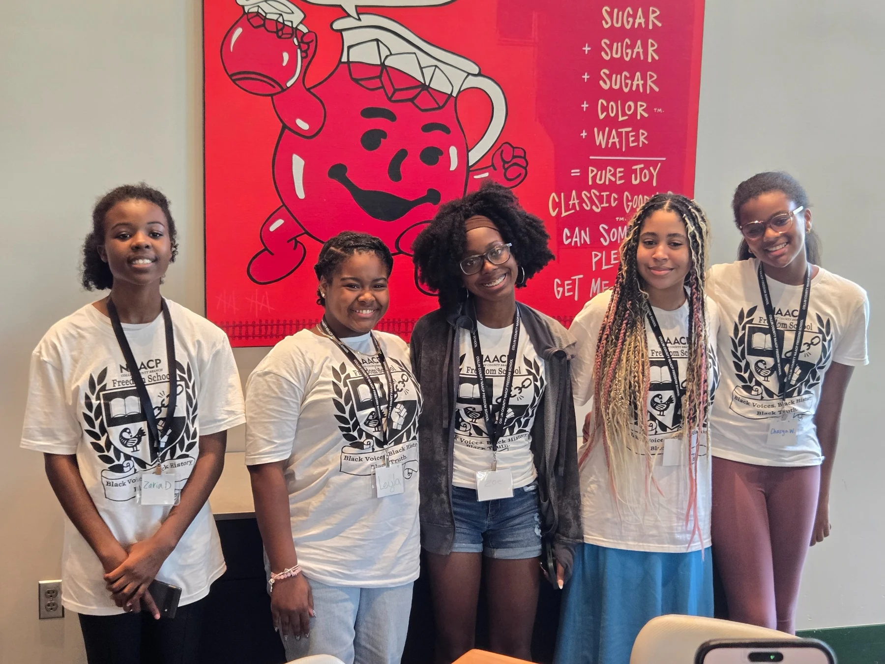 Freedom School scholars exploring an exhibit